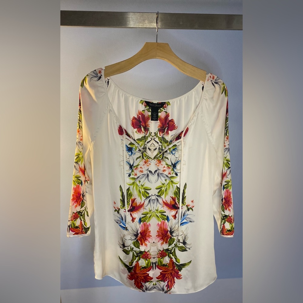 WHBM Floral Top
